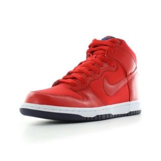Nike   Dunk high   taille 41 Rouge et blanc   Achat / Vente BASKET