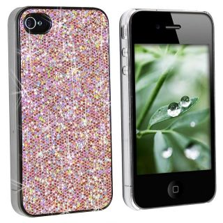 Pink Bling Case/ Screen Protector for Apple iPhone 4
