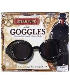 Steampunk Black Goggles Accessory Clothing