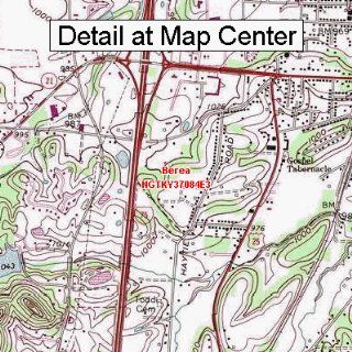 USGS Topographic Quadrangle Map   Berea, Kentucky (Folded