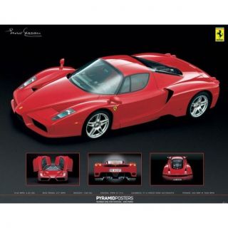 Poster voiture Ferrari Enzo (Mini 40 x 50cm)   Achat / Vente TABLEAU