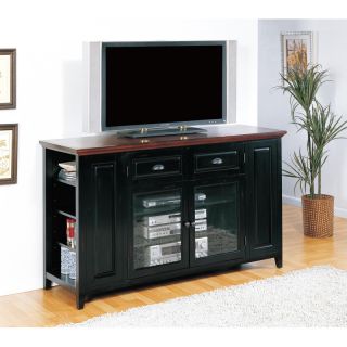 Black/Cherry 62 inch Bookcase TV Stand & Media Console Today $659.99