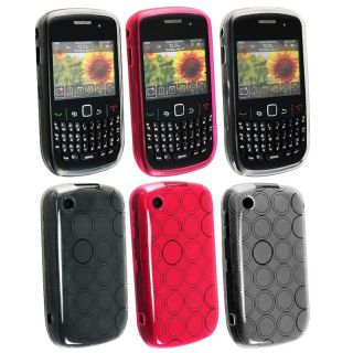 piece Silicone Case Set for BlackBerry Curve 8530