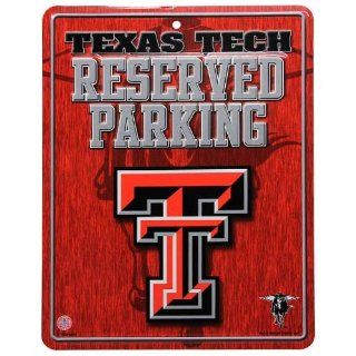 NCAA Texas Tech Red Raiders Parking Sign Sports