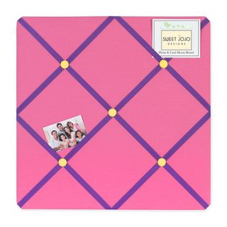 Sweet JoJo Designs Groovy Pink Fabric Memory Board