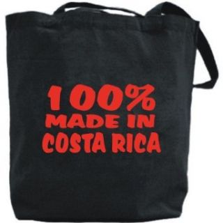Canvas Tote Bag Black  100% Made In Costa Rica  Country