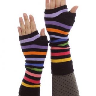 Angelina Arm Warmer / Sleeves Extension, Black Stripes