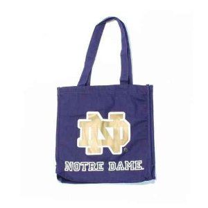 Notre Dame Fighting Irish 2 Handle Canvas Tote Bag Sports