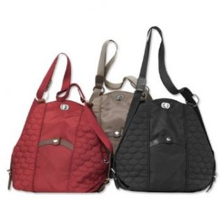 Quilted Convertible Backpack/Handbag, Black Clothing
