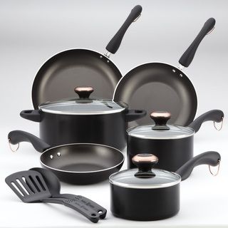 Paula Deen Signature AAP Black 11 piece Cookware Set