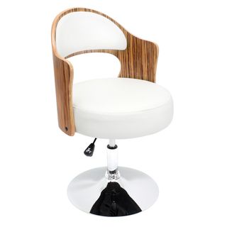 Zebra Bent Wood Accent Chair