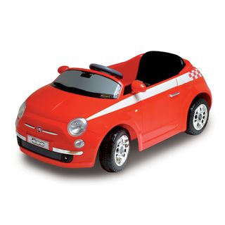 Motorama Jr. Red Fiat 500 Ride on Car
