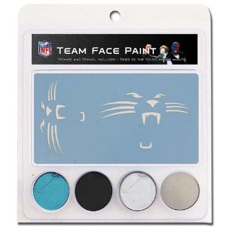 NFL Carolina Panthers Face Paint with Stencils Sports
