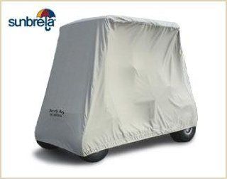 Gray Sunbrella 2 Passenger Golf Cart Storage Cover by