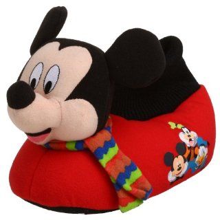 Toddler/Little Kid Mickey Slipper,Red,7/8 M US Toddler Shoes