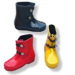 Rain Boots ~ Rubber Boots, Galoshes, Rainboots SIZE 3   4 black Shoes