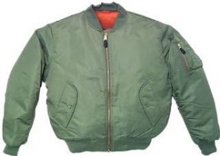 Air Force MA 1 Flight Jacket (Sage Green, Size Large
