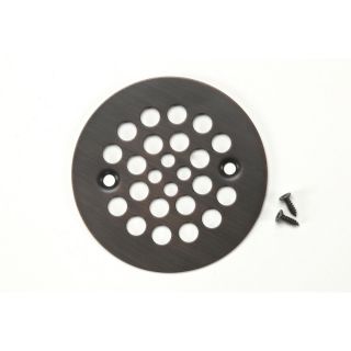 Round 4.25 inch Oil Rubbed Bronze Shower Drain Cover