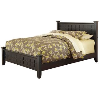 Home Styles Arts & Crafts Black Queen Bed