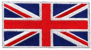 British Union Jack Embroidered Patch England Flag UK Great