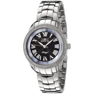 Invicta Womens Angel Stainless Steel White Diamond Watch