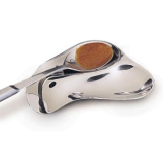 Chefs Choice Stainless Steel Double Spoon Rest