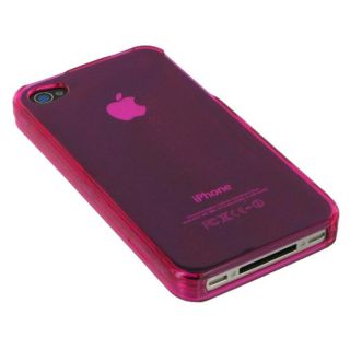 rooCASE iPhone 4 Magenta Translucent Case