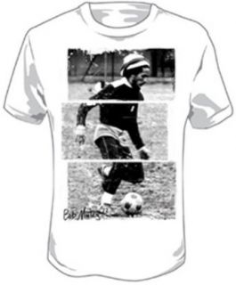 Bob Marley   Soccer 77 T Shirt Clothing