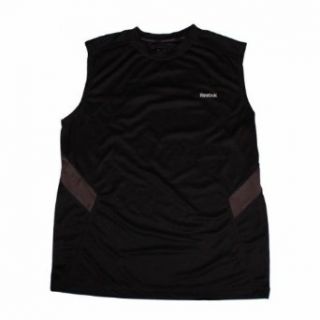 Reebok Mens Hydromove Sleeveless Shirt (Black/Grey; 3XL