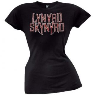 Lynyrd Skynyrd   Rhinestone Logo Juniors T Shirt Clothing