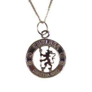 Chelsea FC Authentic Sterling Silver Necklace and Pendant