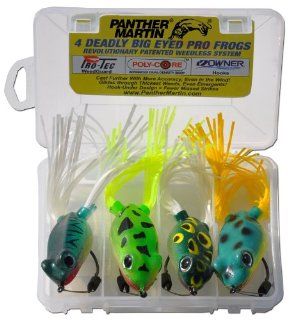 Panther Martin Pro Frog Bass Fishing Lure Kit, Pack of 4