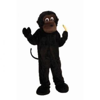 Deluxe Plush Gorilla Mascot Adult Costume Size Standard