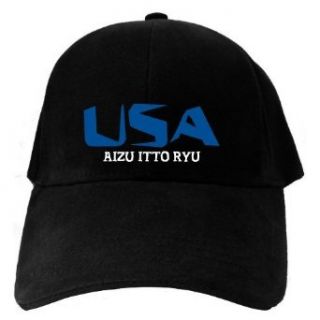 Caps Black Usa Aizu Itto Ryu  Martial Arts Clothing