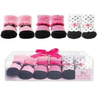 3 Piece Little Shoe Socks Gift Set, Pink Clothing