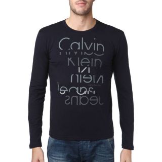 CALVIN KLEIN JEANS T Shirt Homme Marine   Achat / Vente T SHIRT