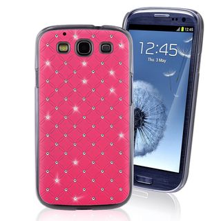 BasAcc Hot Pink with Bling Rear Case for Samsung Galaxy S III i9300
