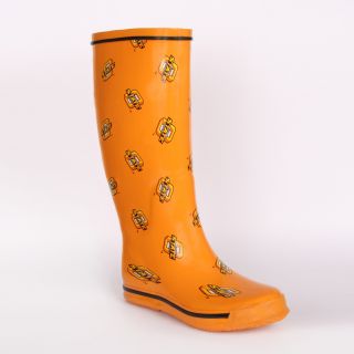 Oklahoma State Cowboys Womens Scattered Logo Rain Boots