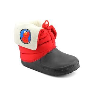 Sesame Street Boys Elmo Boot Fabric Boots
