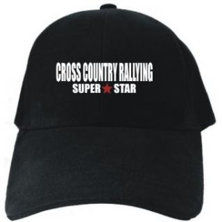 SUPER STAR Cross Country Rallying Black Baseball Cap
