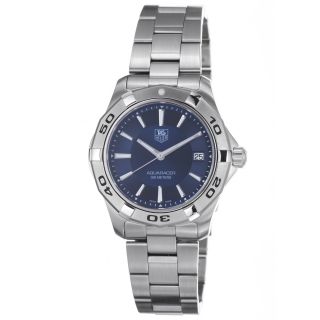 Tag Heuer Mens 2000 Aquaracer Blue Dial Stainless Steel Watch