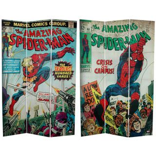 foot Tall Double Sided The Amazing Spider Man Canvas Room Divider