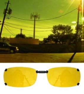 UltraLite Magnetic   Custom Clip on Sunglasses (Yellow