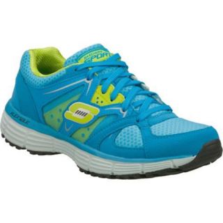 Womens Skechers Agility New Vision Blue/Green Today $49.95