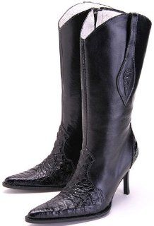 Crocodile Leather Womens Cowboy Boots Western Classics 21760 Shoes