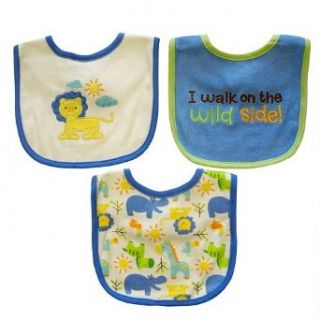 Baby Treasures 3 pk. Safari Bibs Clothing