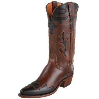 by Lucchese Womens N8656 5/4 Western Boot,Chocolate,10 B(M)US Shoes