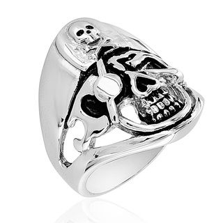 Stainless Steel Pirate Skull Ring