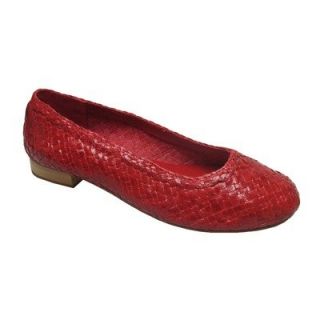  Andres Machado Womens Red Genuine Leather Driving Shoes Shoes