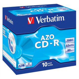 Verbatim CDR 80 min 52x (10)   Achat / Vente CD   DVD   BLU RAY VIERGE